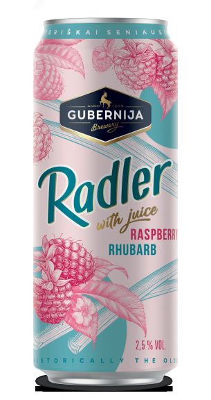 Photo for: Gubernija Raspberry Rhubarb Radler